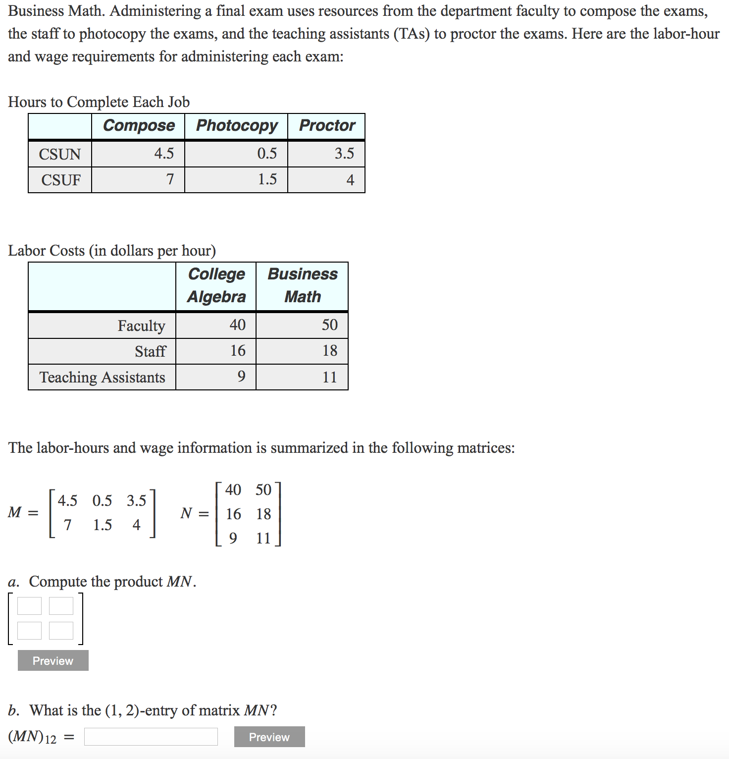 Solved: Business Calculus Problems 1.2. 3. 4. 5. 6. | Chegg.com