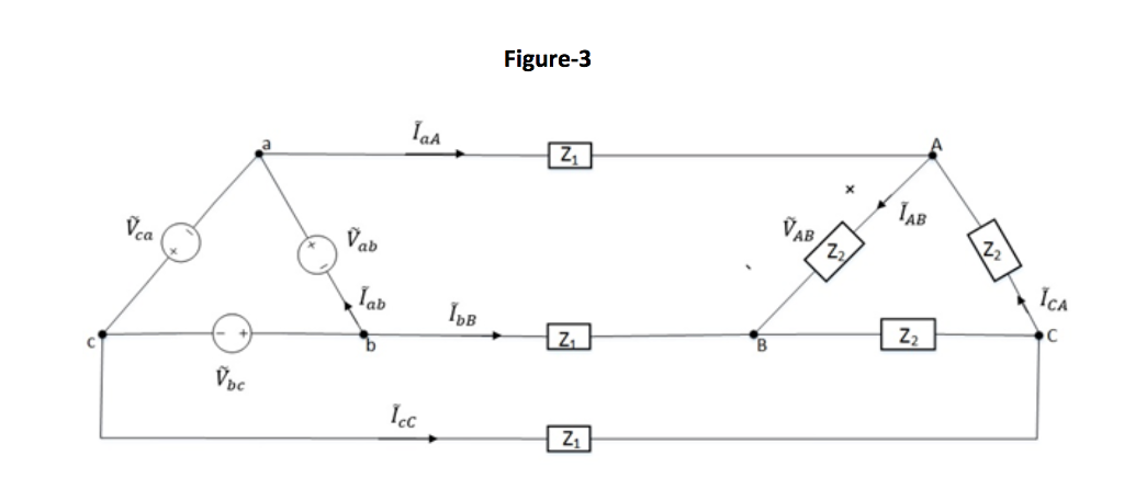 Solved D. Refer to Figure 4. This three-phase system is | Chegg.com