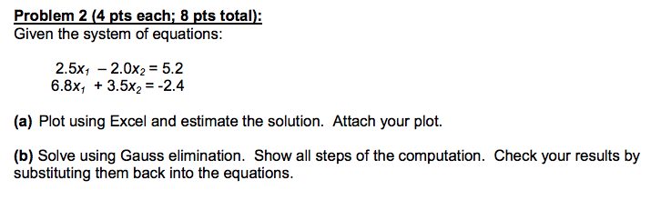 Solved Problem 2 (4 Pts Each; 8 Pts Total): Given The System | Chegg.com