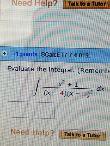 solved-evaluate-the-integral-integral-x-2-1-x-4-x-chegg