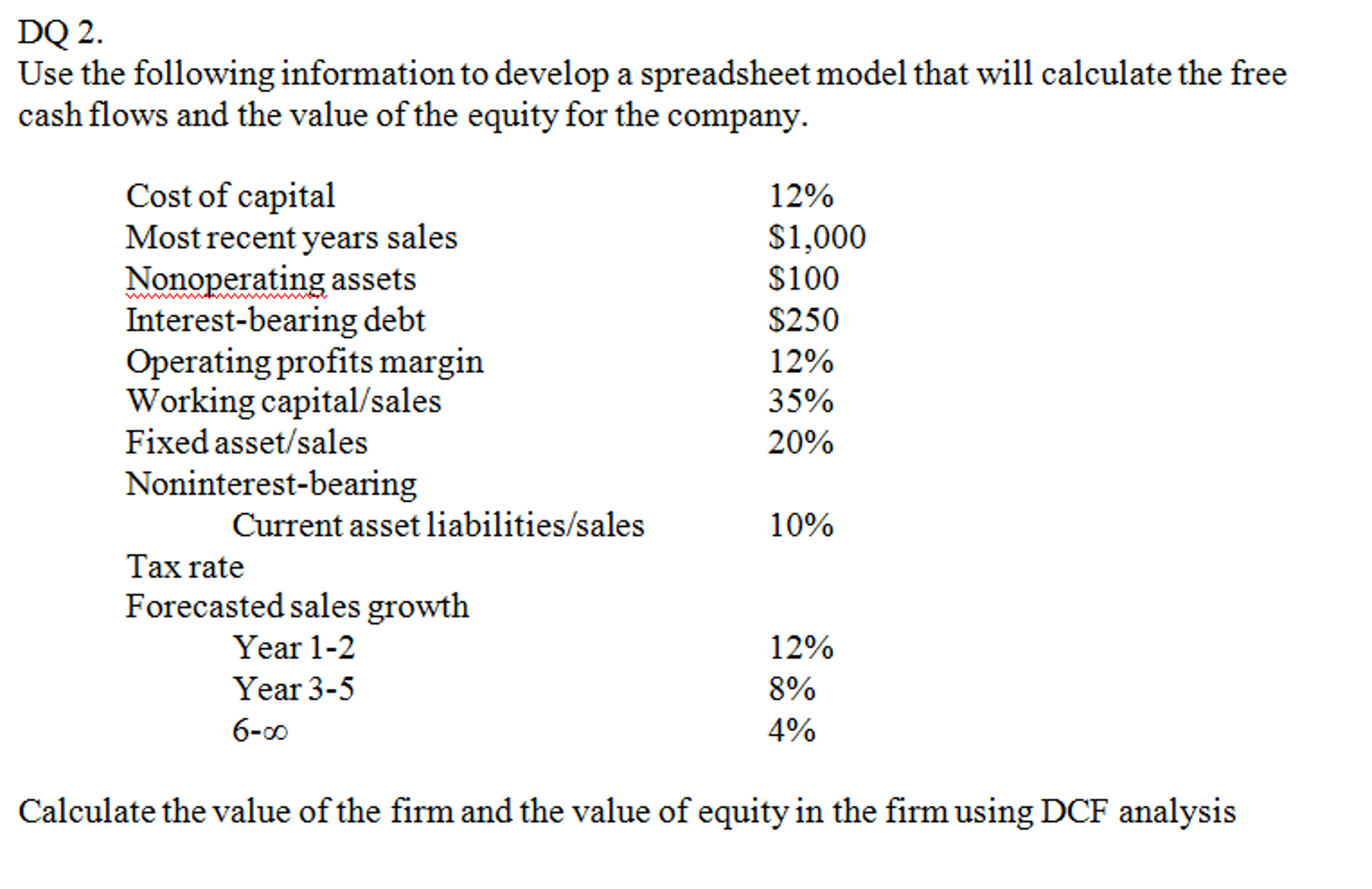 Solved TAX RATE ARE NOT GIVEN IN THE TEXTBOOK.