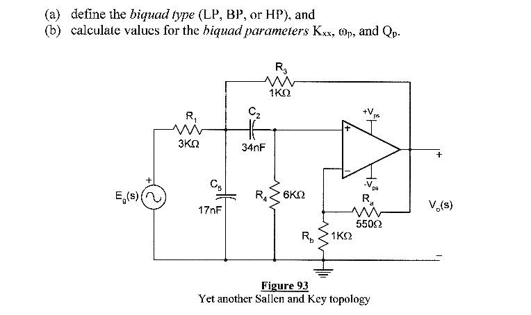 Solved 93. (ck) APPLICATION PROBLEM. The op-amp circuit | Chegg.com