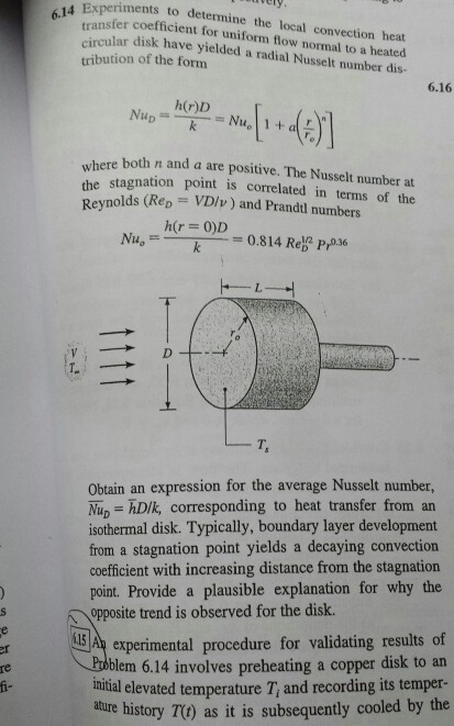 Solved Heat and mass transfer problem number 6.15 | Chegg.com