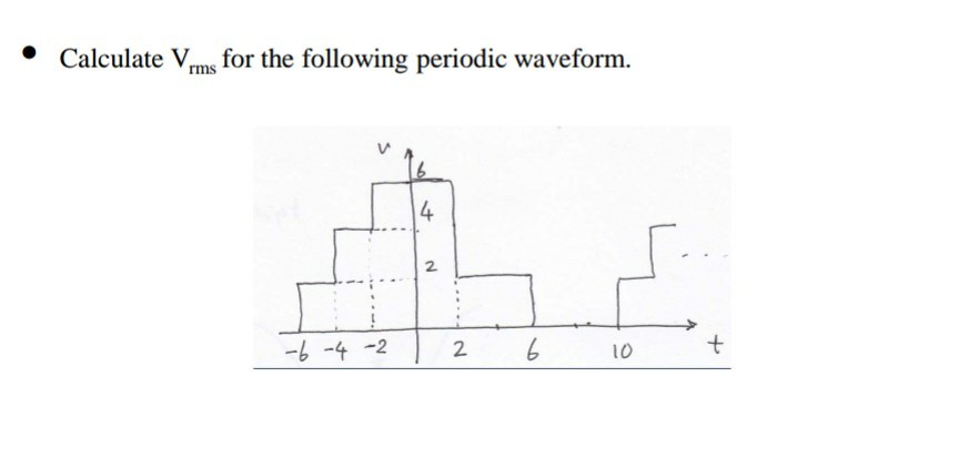 solved-calculate-v-rms-for-the-following-periodic-waveform-chegg