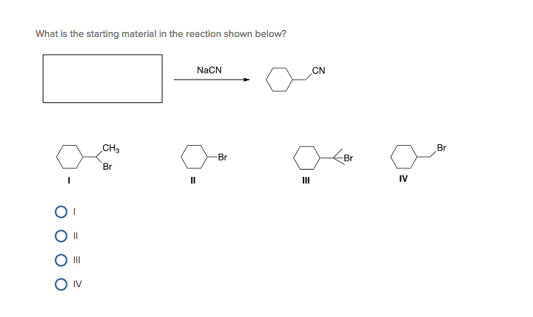 Solved What is the starting material in the reaction shown | Chegg.com