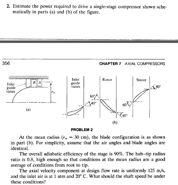 Solved Estimate the power required to drive a singlestage