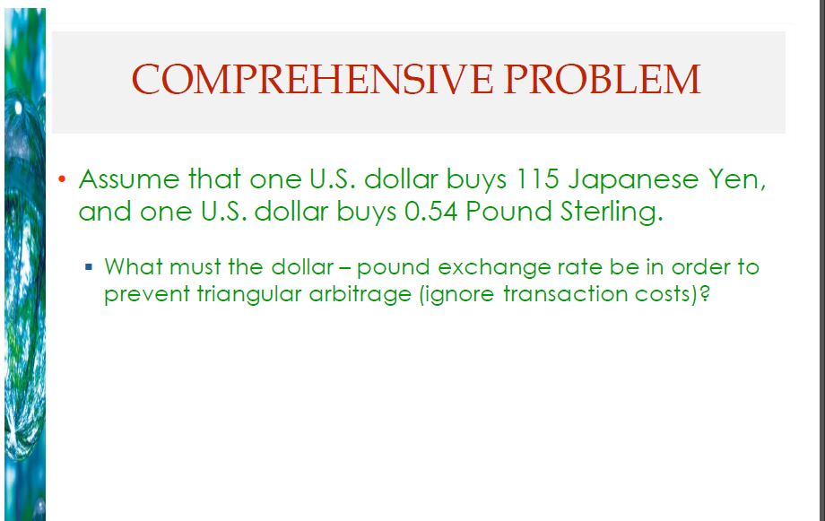 Assume That One U.s. Dollar Buys 115 Japanese Yen | Chegg.com