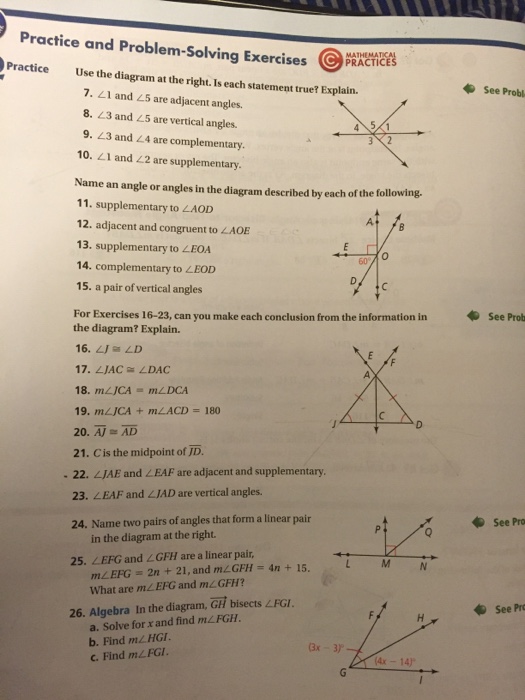 practice and problem solving exercises answer key