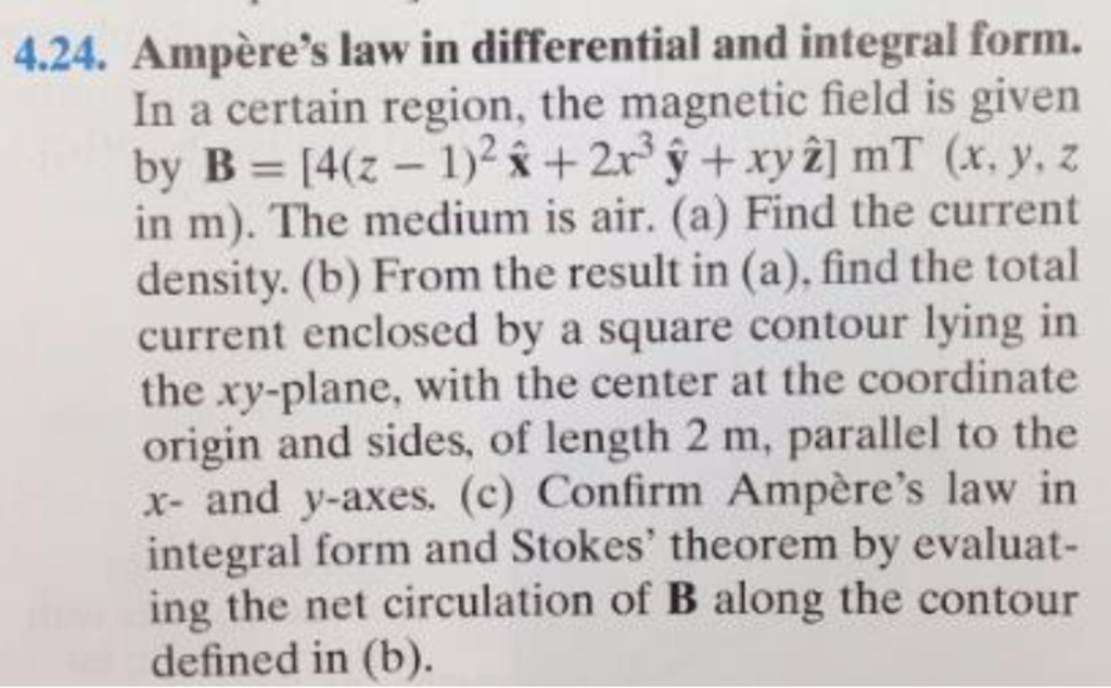 Solved In a certain region, the magnetic field is given by B | Chegg.com