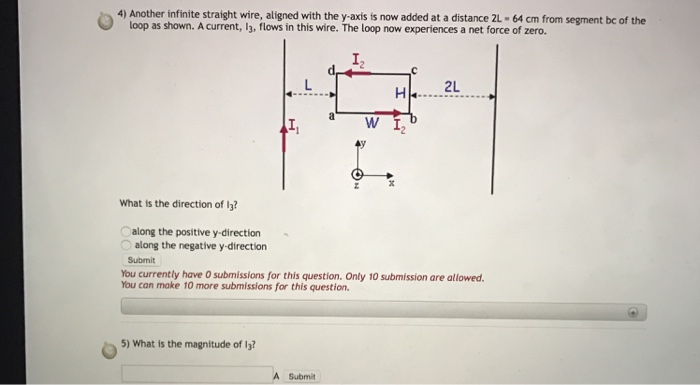 Solved A rectangular loop of wire with sides H 20 cm and | Chegg.com