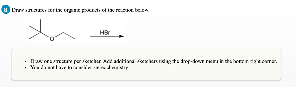 Solved Draw structures for the organic products of the | Chegg.com