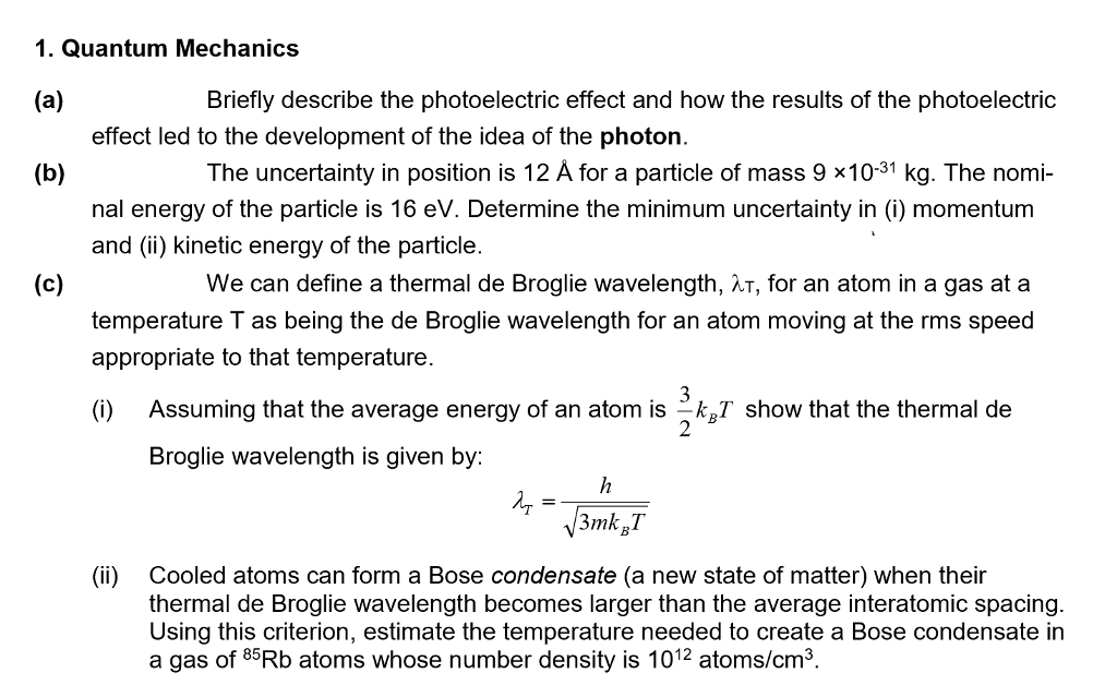 Solved Briefly describe the photoelectric effect and how the | Chegg.com