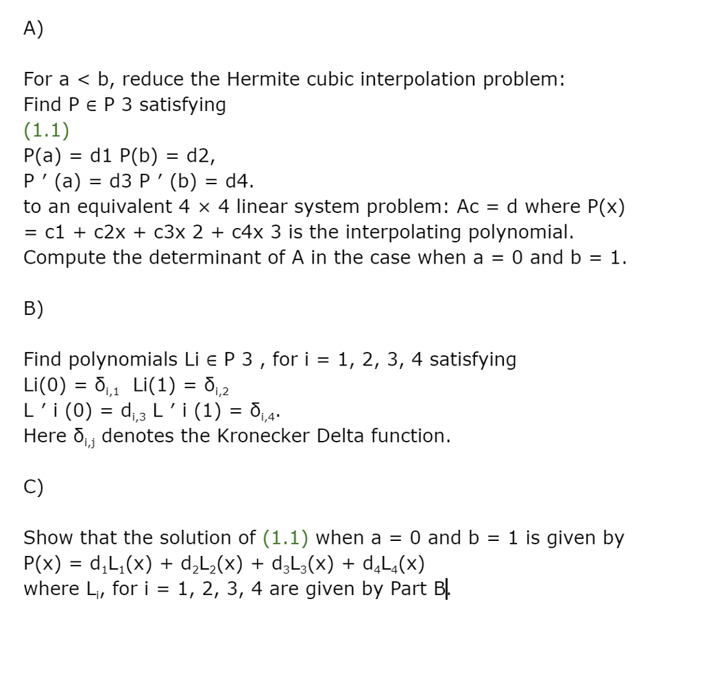 Solved This Question Is In Reference To Parts B And C Of | Chegg.com