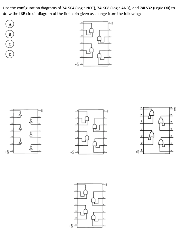 Solved You are asked to build a combinational logic circuit | Chegg.com