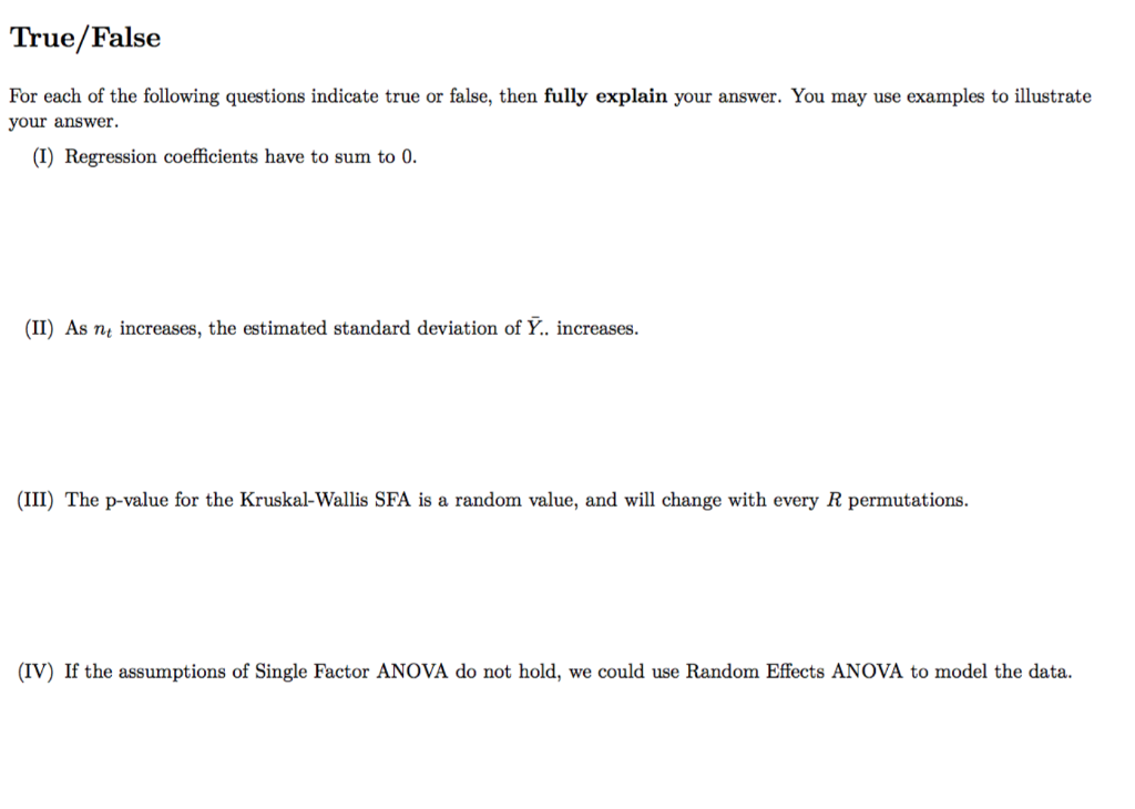 true-false-for-each-of-the-following-questions-chegg