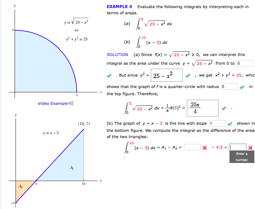 Solved Evaluate The Following Integrals By Interpreting Each | Chegg.com