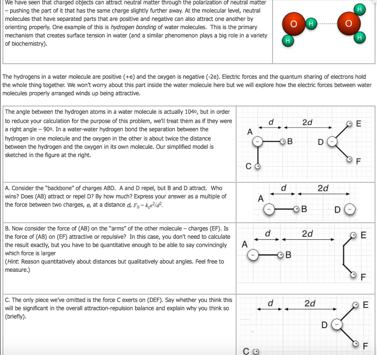 Solved We have seen that charged objects can attract neutral
