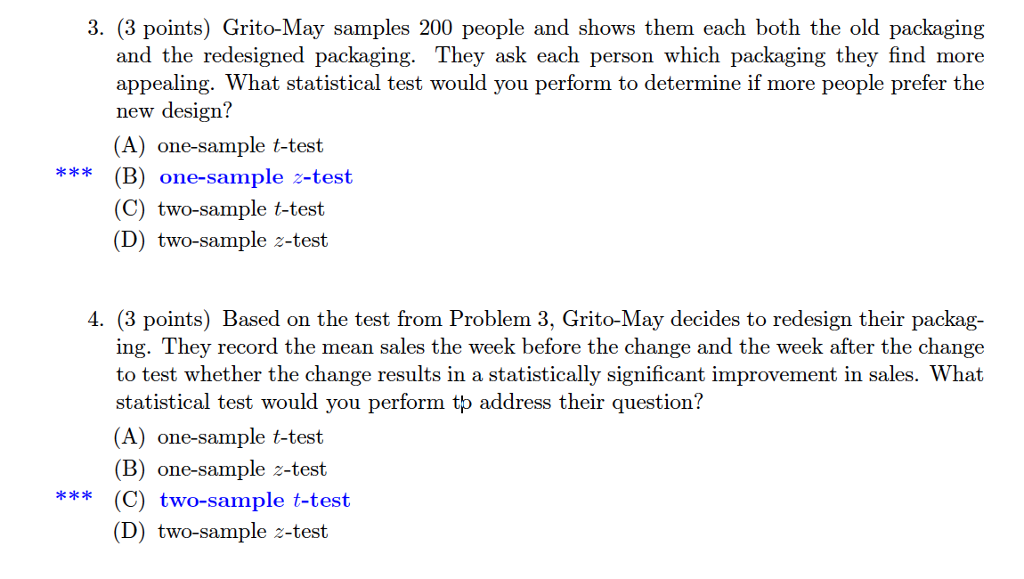 Solved Grito-May samples 200 people and shows them each both | Chegg.com