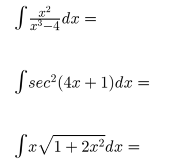 Solved Jsee®(4x + 1)dx = | Chegg.com