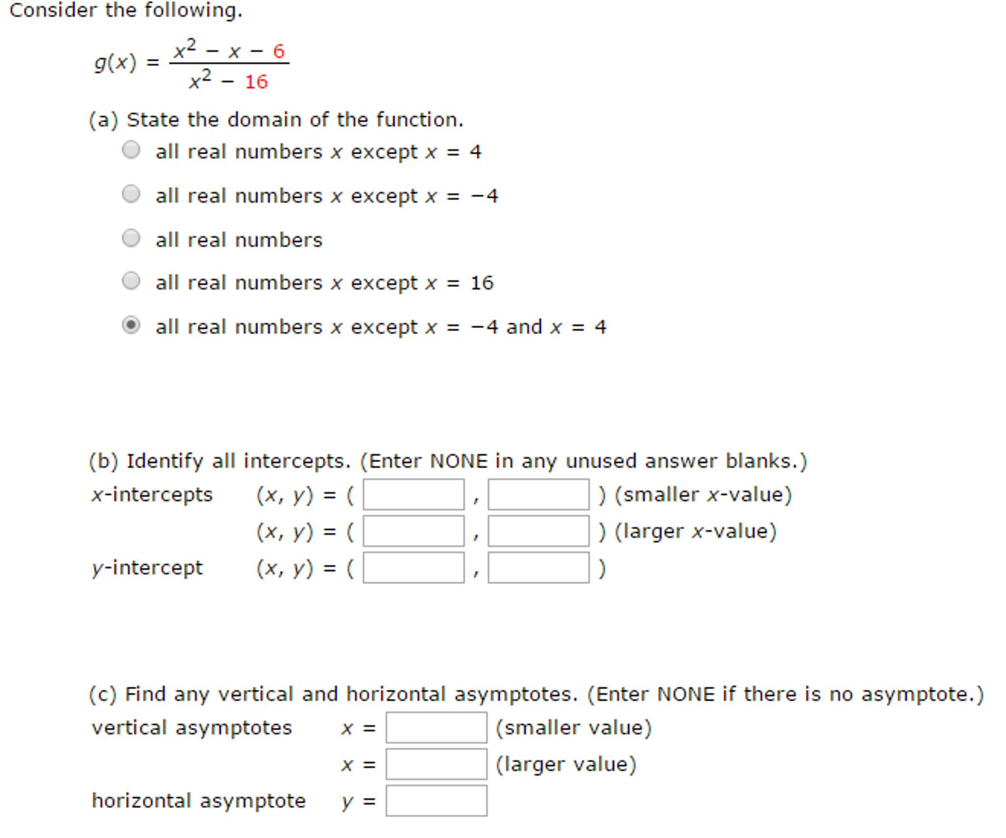 solved-consider-the-following-g-x-x-2-x-6-x-2-16-chegg