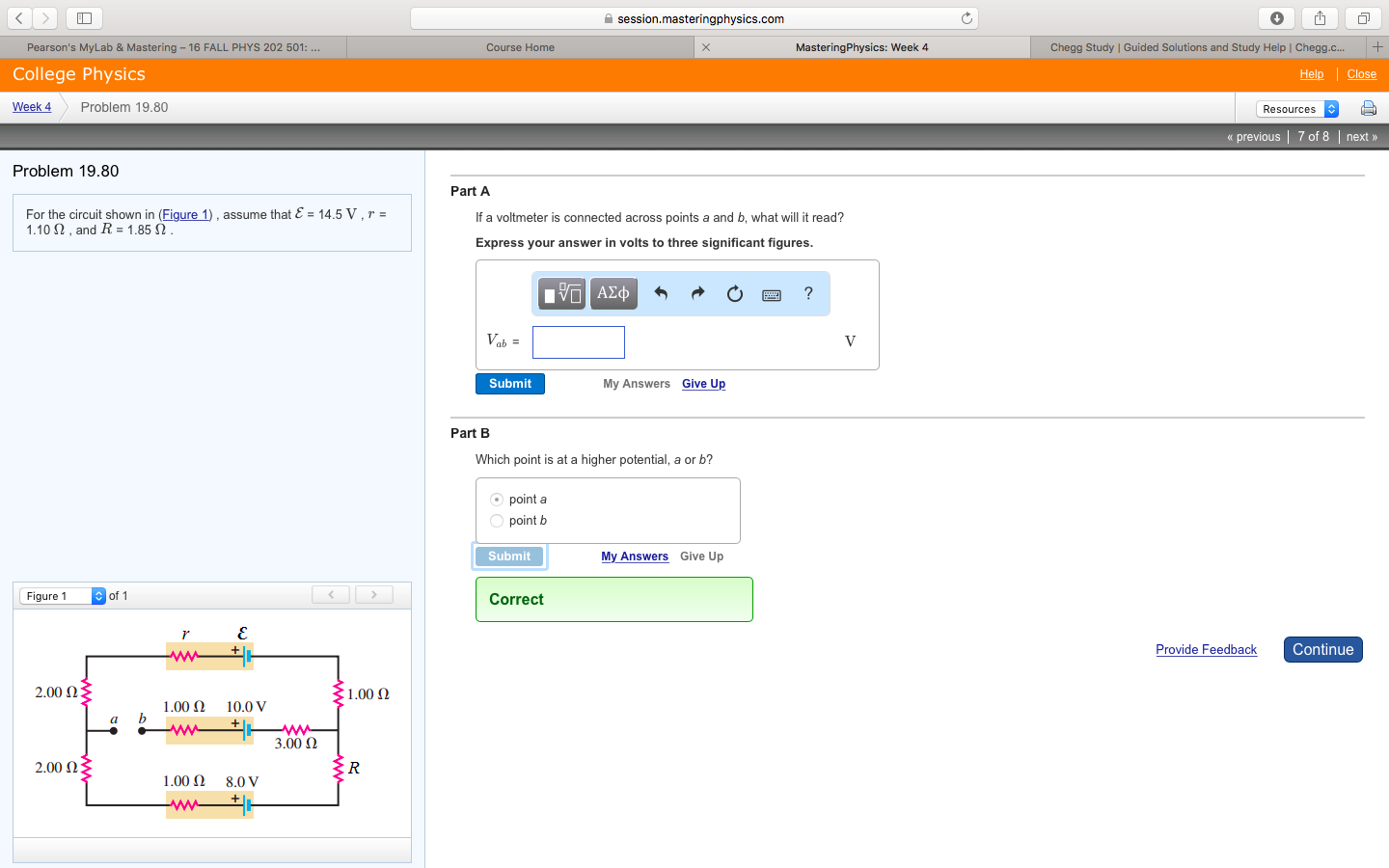 Solved For the circuit shown in (Figure 1), assume that | Chegg.com