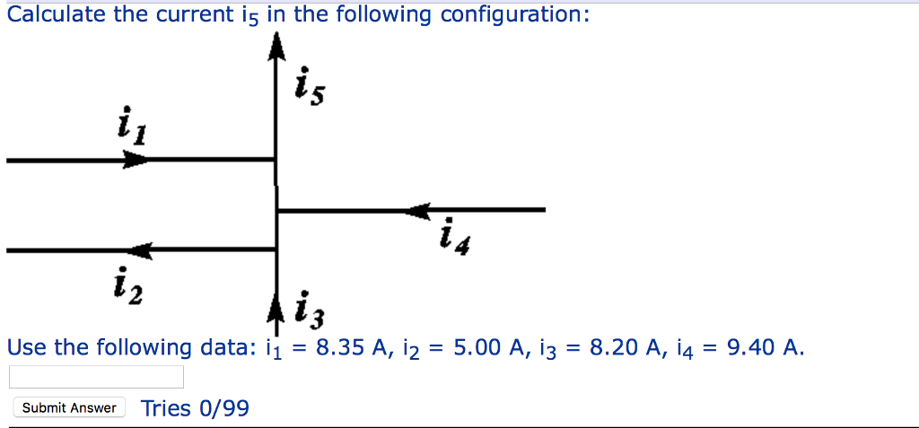 Solved Calculate the current is in the following | Chegg.com