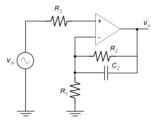 Solved A circuit in the non-inverting amplifier | Chegg.com