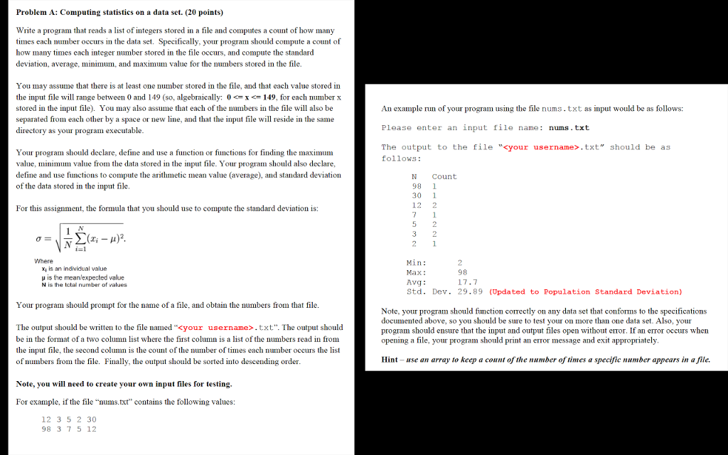 solved-problem-a-computing-statistics-on-a-data-set-20-chegg