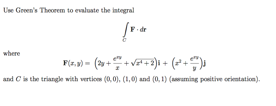 Use Green's Theorem to evaluate the integral | Chegg.com