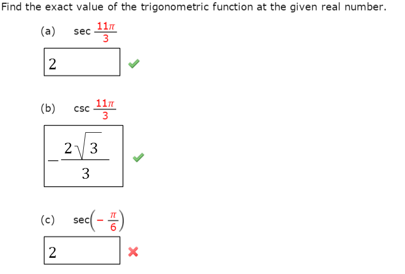 Solved: Find The Values Of The Trigonometric Functions Of ... | Chegg.com