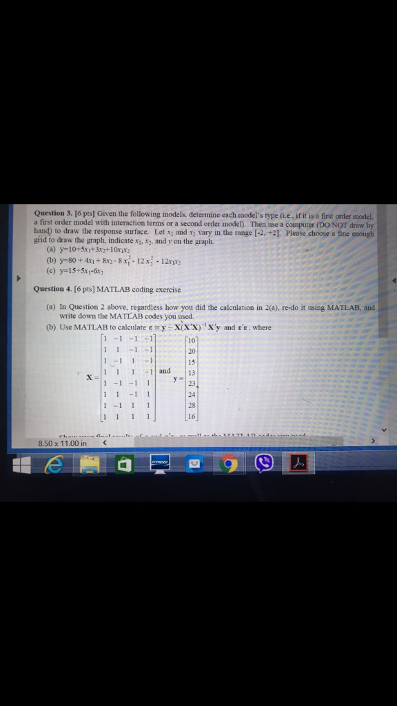 Solved Given The Following Models Determine Each Model S Chegg Solved Given The Following Models Determine Each Model S Chegg