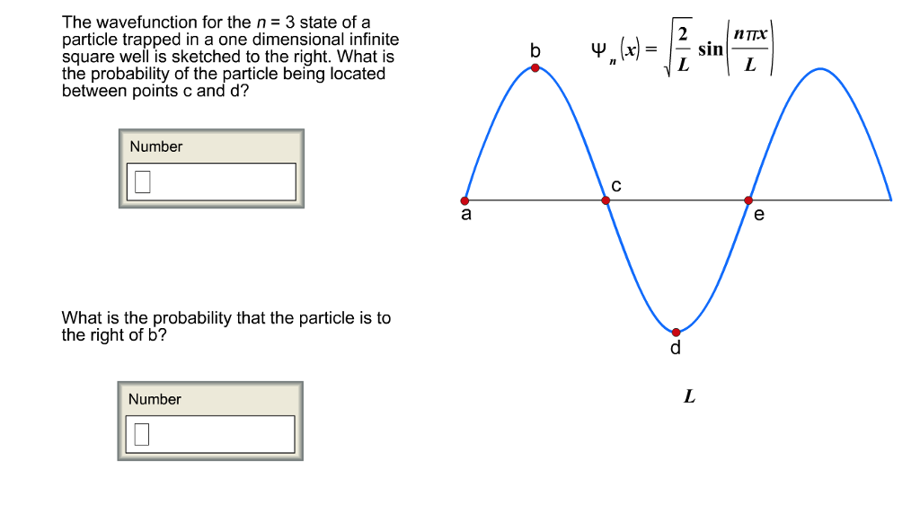 Solved The wavefunction for the n 3 state of a particle | Chegg.com