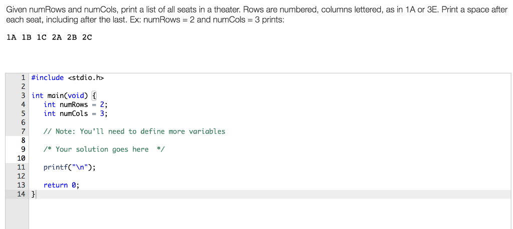 solved-given-numrows-and-numcols-print-a-list-of-all-seats-chegg