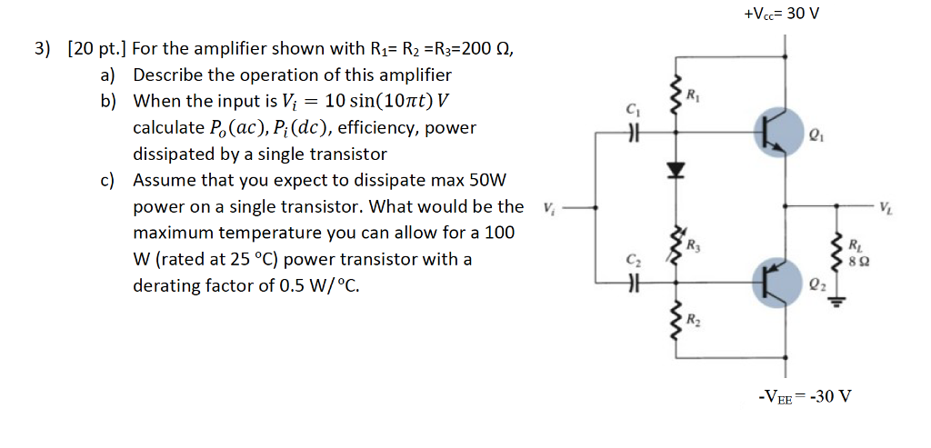 solved-vce-30-v-3-20-pt-for-the-amplifier-shown-with-r1-chegg