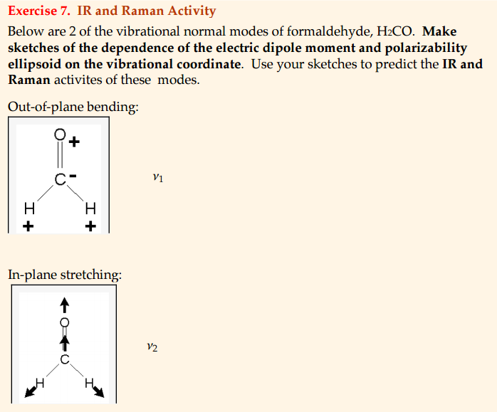 Solved IR and Raman Activity Below are 2 of the | Chegg.com