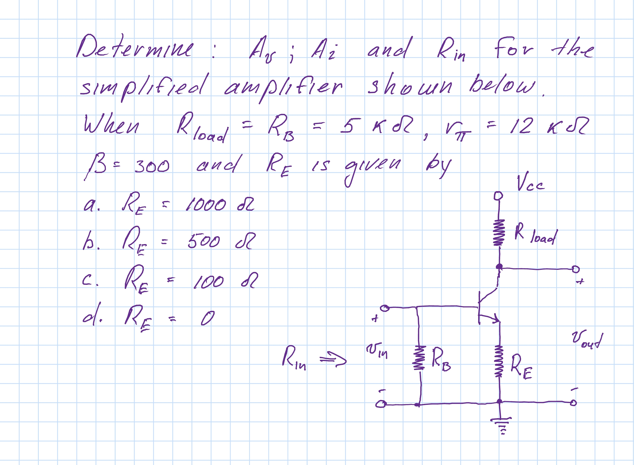 Solved Determine: A ohm i Ai and R in for the simplified | Chegg.com