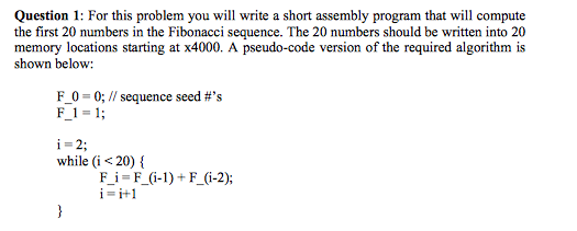 Solved Question 1: For this problem you will write a short | Chegg.com