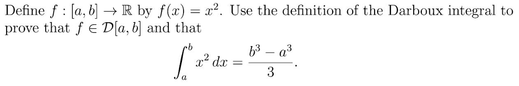 Solved Note: Denotes A Darboux Integrable Function On 