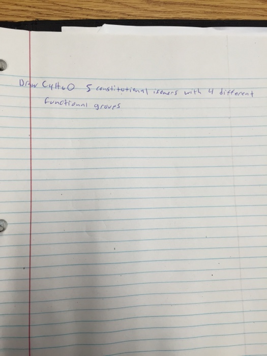 Solved Draw C 4H 6O 5 Constitutional Isomers With 4 Chegg