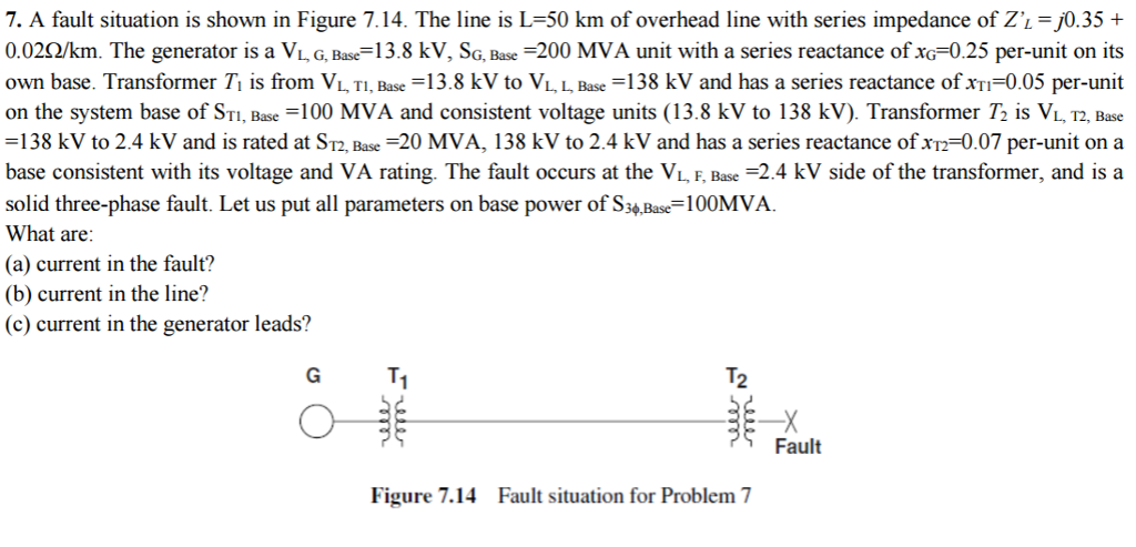 solved-a-fault-situation-is-shown-in-figure-7-14-the-line-chegg