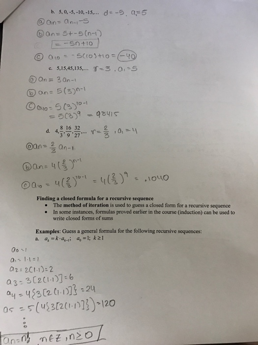 Solved 3) Show that the following sequences satisfy the | Chegg.com