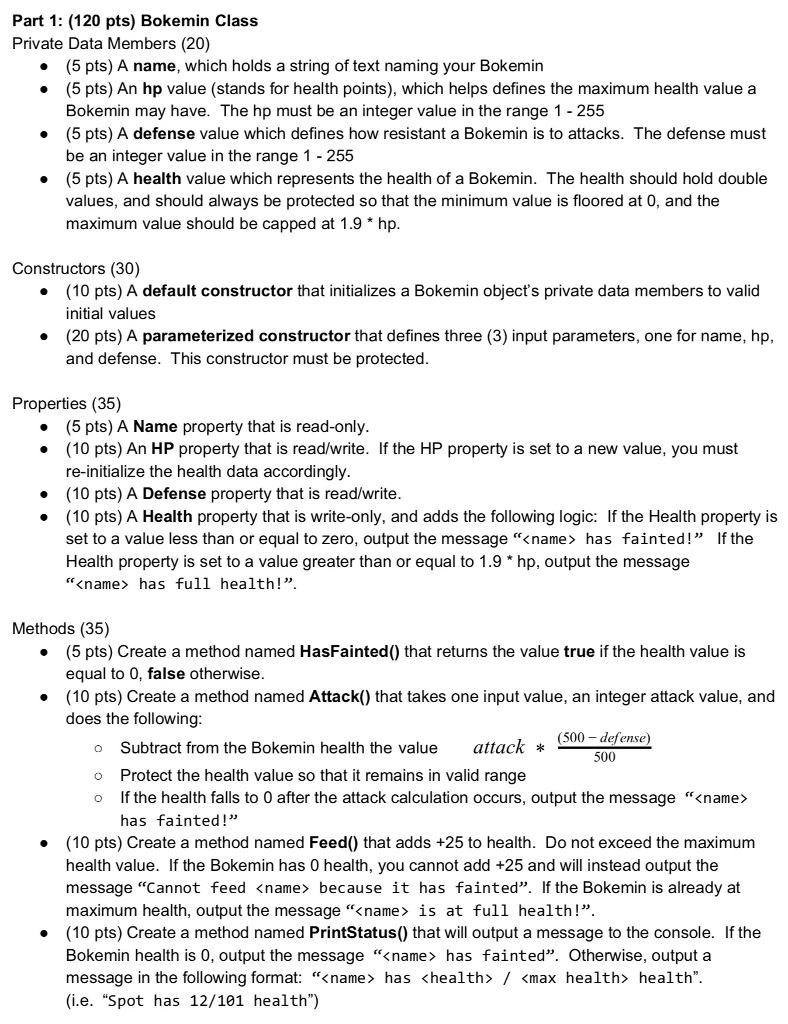 Solved Program Description You are going to create a program | Chegg.com