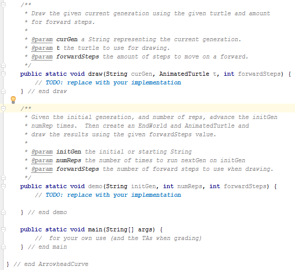 Using these methods in (JAVA), use the production | Chegg.com