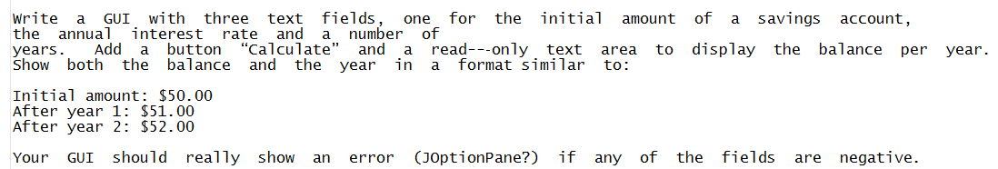 Write A GUI For Computing The Statistics Of Numbers Chegg