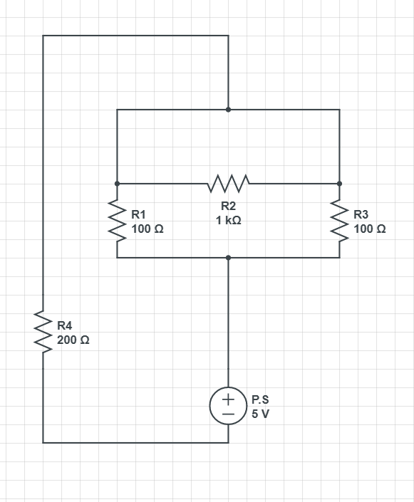 Solved Given the following circuit diagram: Solve for | Chegg.com