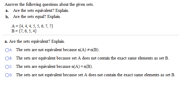 the cardinal number of a set