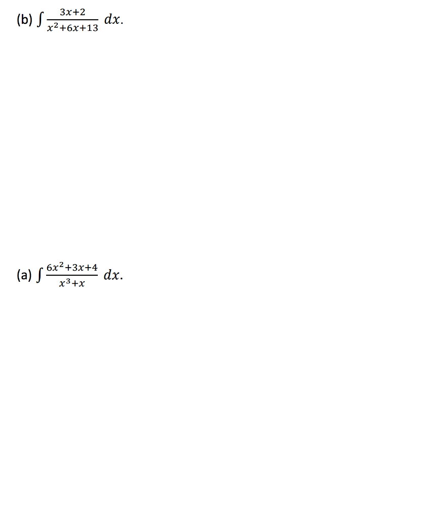 solved-find-the-following-integrals-integral-3x-2-x-2-chegg