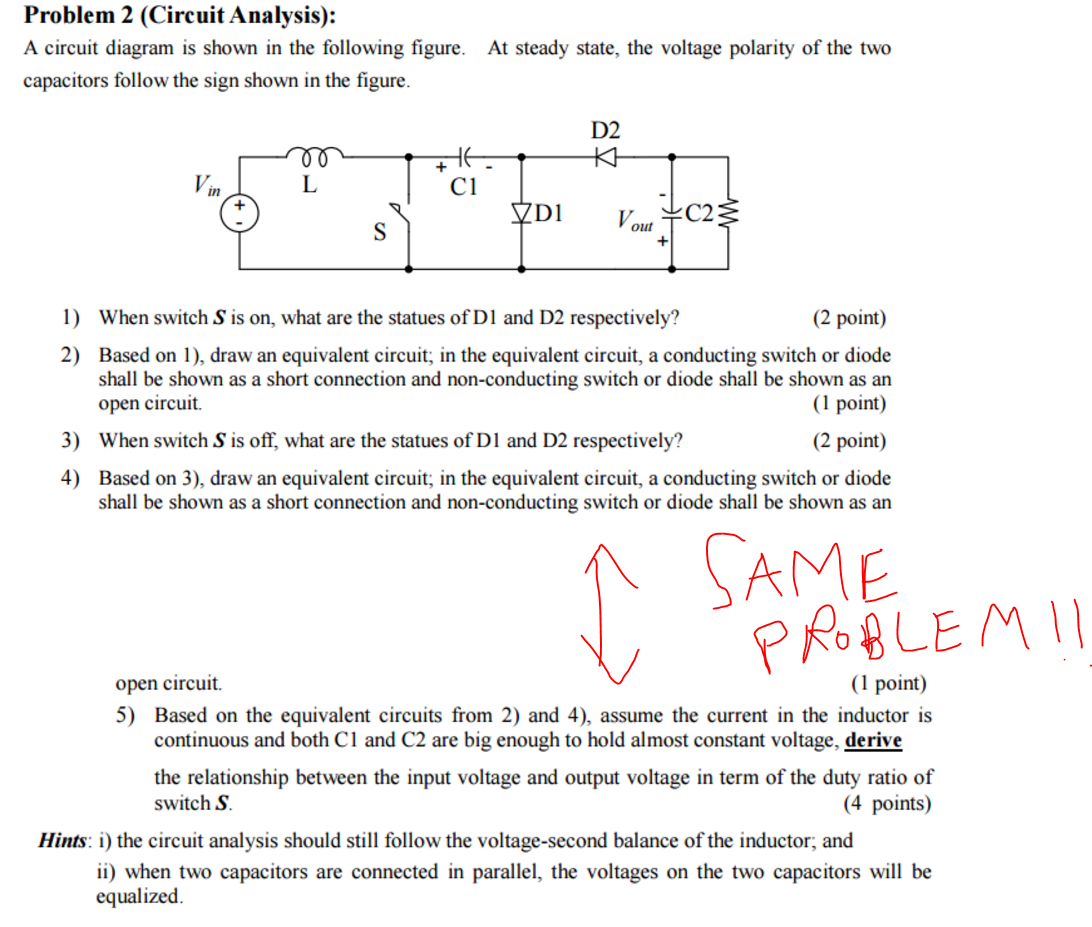 Solved A Circuit Diagram Is Shown In The Following Figure. | Chegg.com