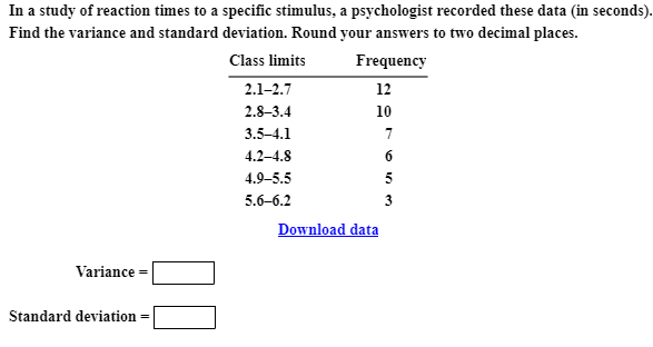 How To Do Class Limits