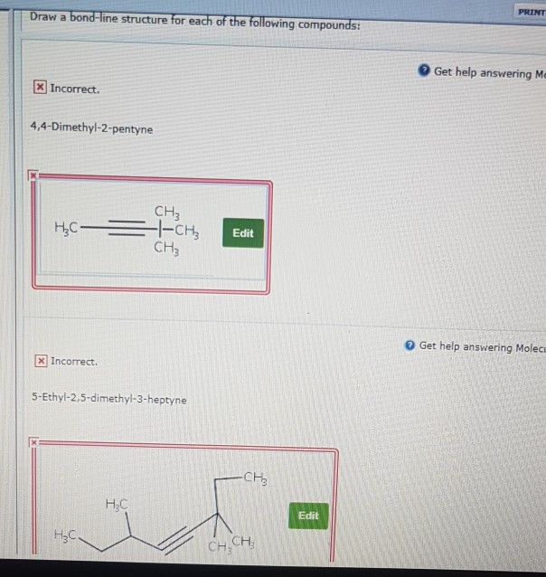 Draw a Bondline Structure for Each of the Following Compounds